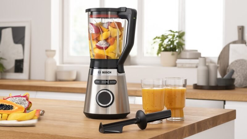 Blender VitaPower 1200 W Acier inoxydable - Bosch MMB6382M – Image 5