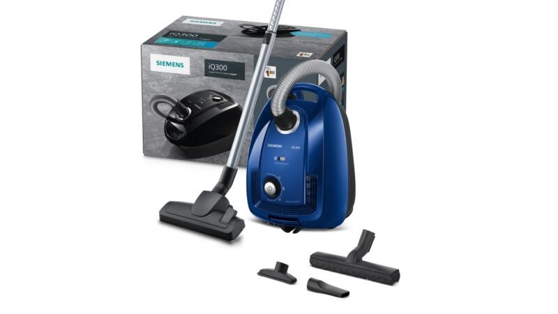 Staubsauger schlitten - Staubsauger mit beutel iQ300 Blau - Siemens VSC3320 - Bild 2