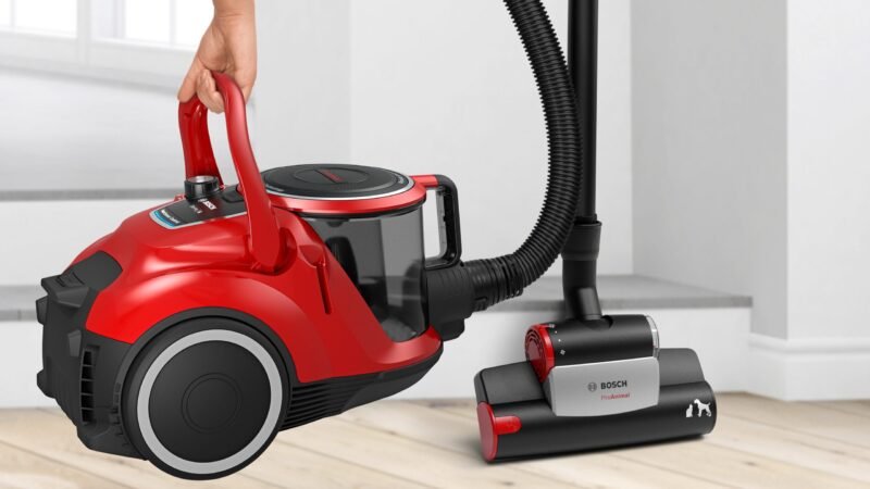 Aspirateur sans sac ProAnimal Rouge tornade - Bosch Série 6 BGC41PET – Image 2