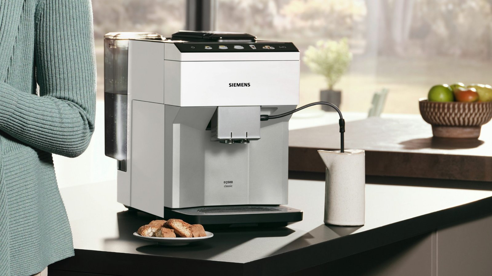 Machine à café automatique  Siemens - Argent naturel, Blanc - TP515D02 – Image 6