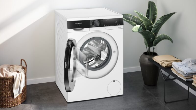 Lave-linge chargement frontal 10 kg 1600 trs/min Pose libre Blanc - Siemens iQ500 WG56G2Z3CH – Image 3