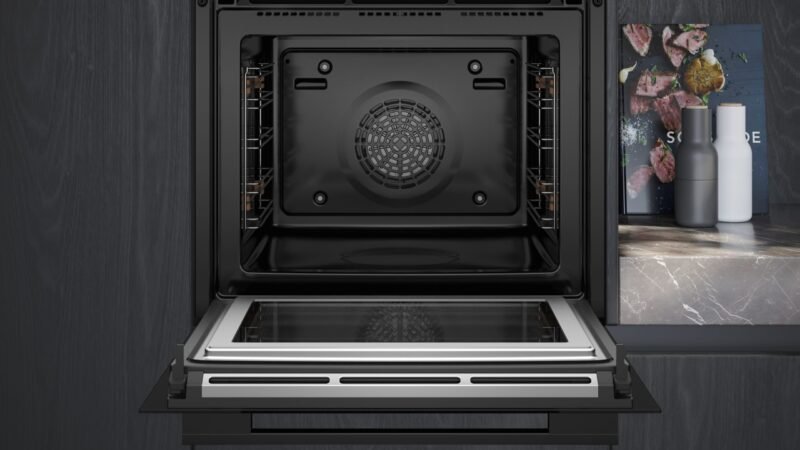 Einbau-Backofen mit Mikrowellenfunktion 60 x 60 cm Schwarz HM776G1B1C Siemens - iQ700 - Bild 3