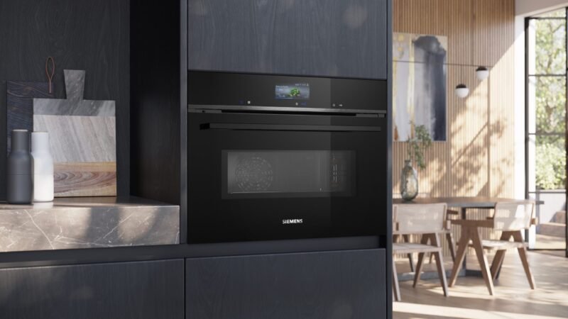 Einbau-Backofen mit Mikrowellenfunktion 60 x 45 cm Schwarz CM776GKB1 Siemens - iQ700 - Bild 5