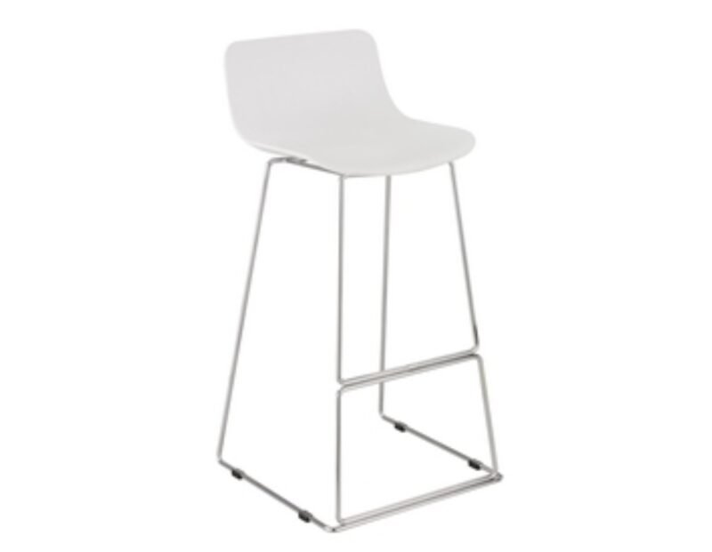 Tabouret haut FILO Blanc - (1500131) - GAUTIER OFFICE – Image 2