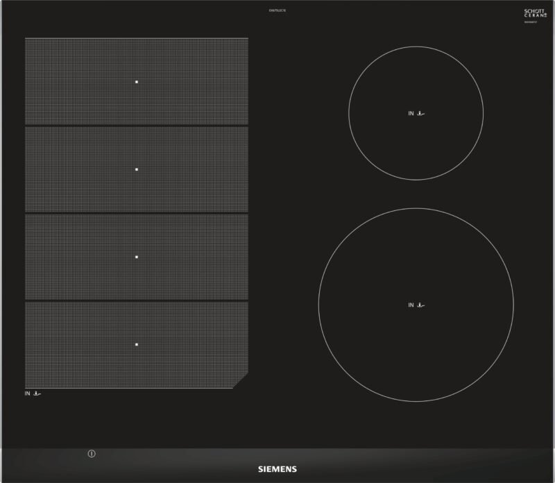 Induktionskochfeld Einbau Schwarz - Siemens EX675LEC1E - Bild 2