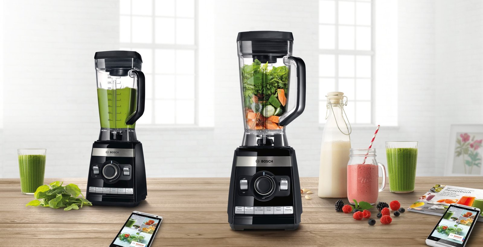 Super blender VitaBoost 1600 W Noir - Bosch MMBH6P6BDE – Image 2