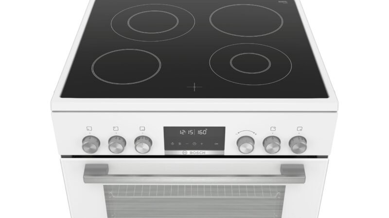 Cuisinière Pose libre Blanc - Bosch Série 6 HKS79R220 – Image 2