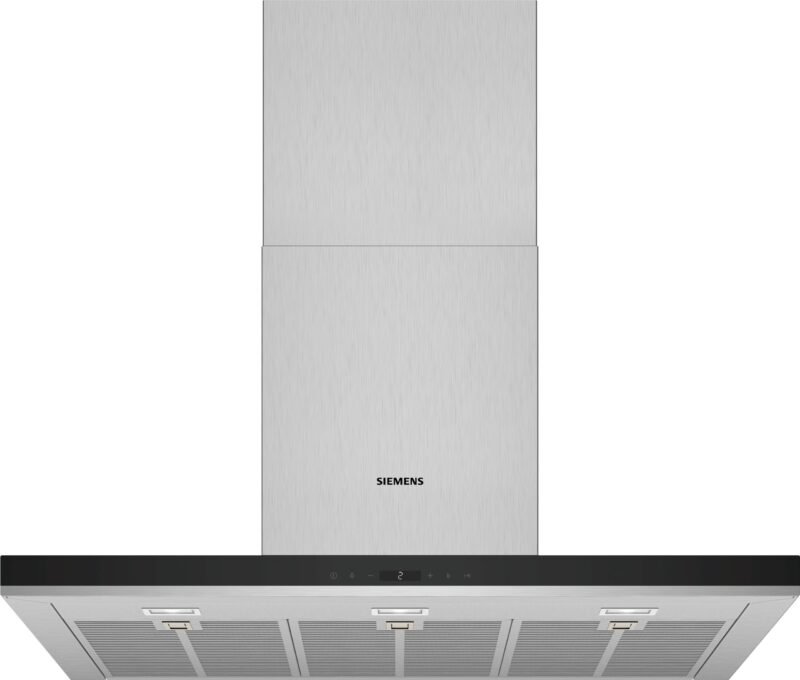 Hotte murale 90 cm Acier inox LC98BIP50 - Encastrable - Siemens iQ500