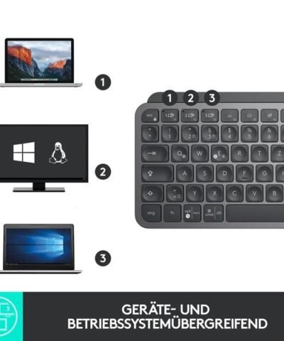 Logitech Tastatur MX Keys Mini Graphite CH-Layout 8