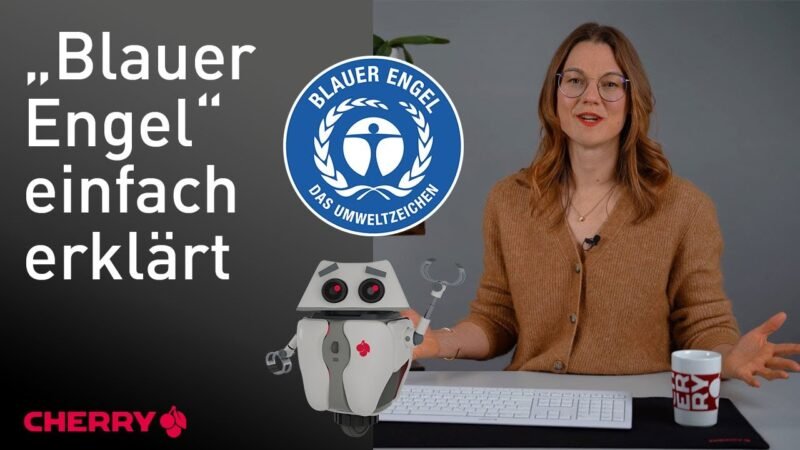 Cherry Funk-Tastatur Stream CH-Layout Schwarz 8