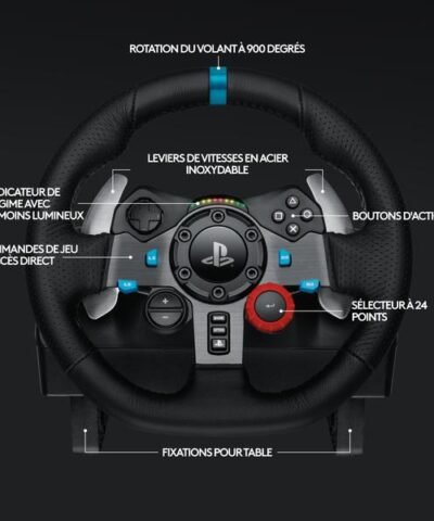 Logitech Volant G29 Driving Force PS5 / PS4 / PS3 / PC 6