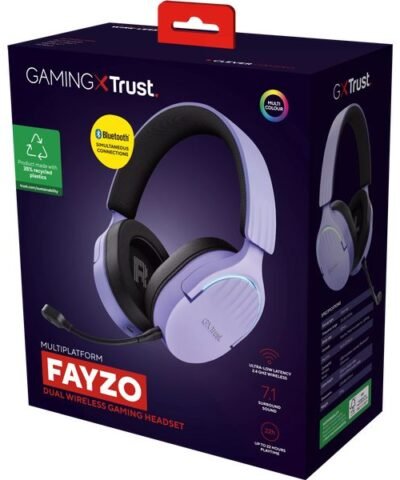 Trust Écouteurs GXT 491P FAYZO Noir/Violet 8