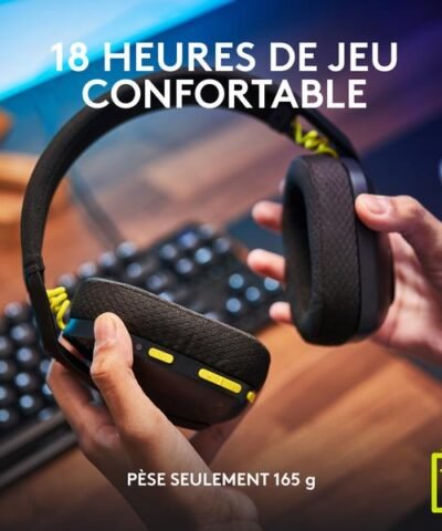 Logitech Écouteurs G435 Gaming Lightspeed Noir 6