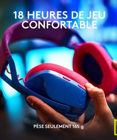 Logitech Écouteurs G435 Gaming Lightspeed Bleu 6