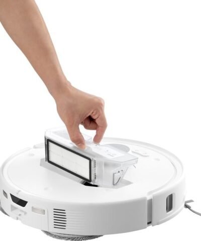 Roborock Aspirateur robot Qrevo Curv Blanc 6