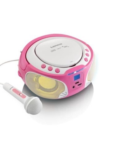 Lenco Lecteur radio/CD SCD-650 Rose 2