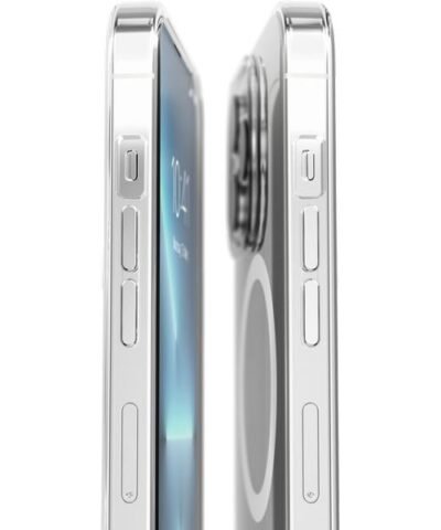 Vonmählen Coque arrière Étui transparent MagSafe iPhone 14 5