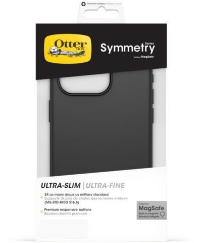 Otterbox Coque arrière Symmetry iPhone 15 Pro Noir 4