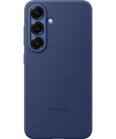 Samsung Coque arrière Silicone Galaxy S25 Bleu 3