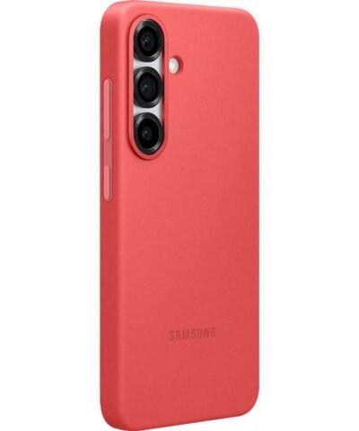 Samsung Coque arrière Silicone Galaxy S25 Rouge 1