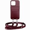 Urbany’s Necklace Case Chaîne de téléphone portable+. iPhone 16 Pro Max Vin rouge 5