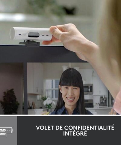 Logitech Webcam Brio 500 Blanc 4