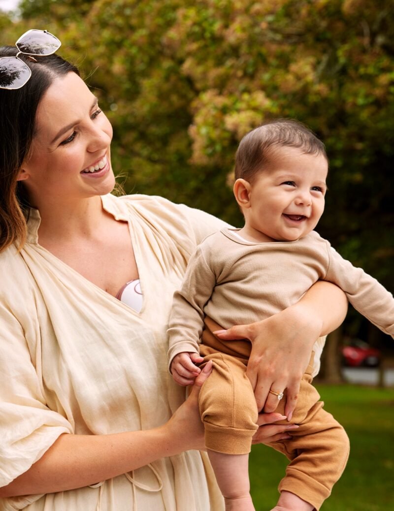 Momcozy M6 Mobile Breast Pump Single - maroon - Bild 2