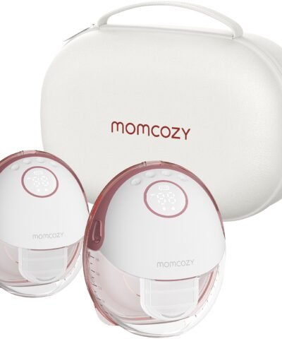 Momcozy M6 Mobile Breast Pump Double - maroon
