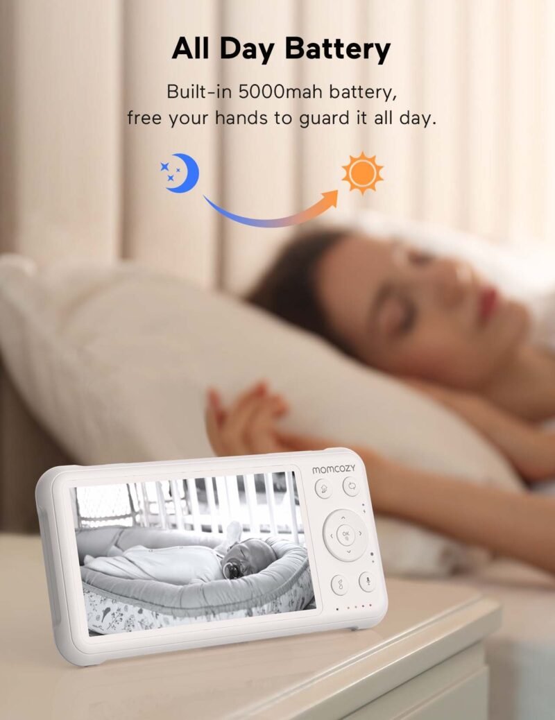 Momcozy Video Baby Monitor 5 inch – Image 5