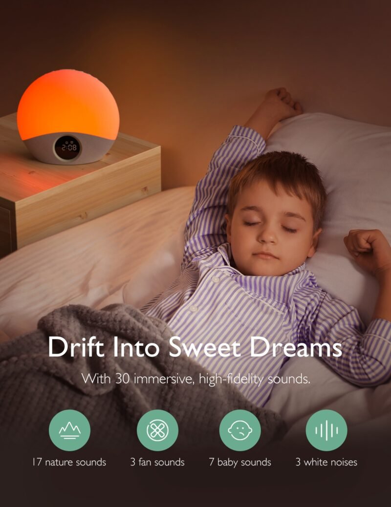 Momcozy Sunrise Alarm Clock WakeUp Sound Machine - Bild 5