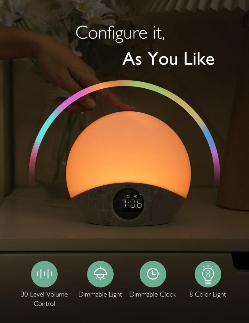Momcozy Sunrise Alarm Clock WakeUp Sound Machine - Bild 7