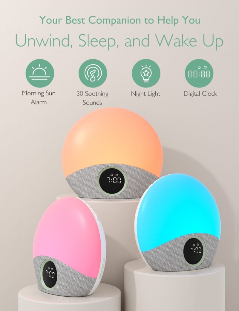 Momcozy Sunrise Alarm Clock WakeUp Sound Machine - Bild 9