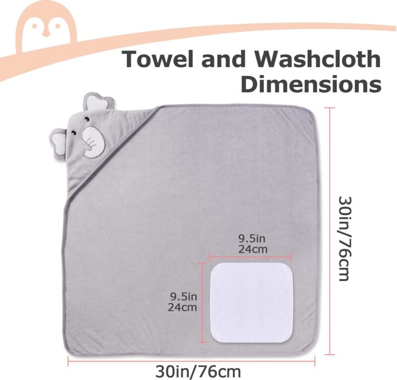 Momcozy Baby Hooded Towel – Image 7