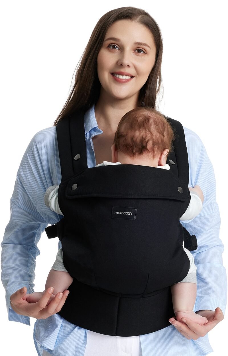 Momcozy Baby Carrier Cotton - black - Bild 2