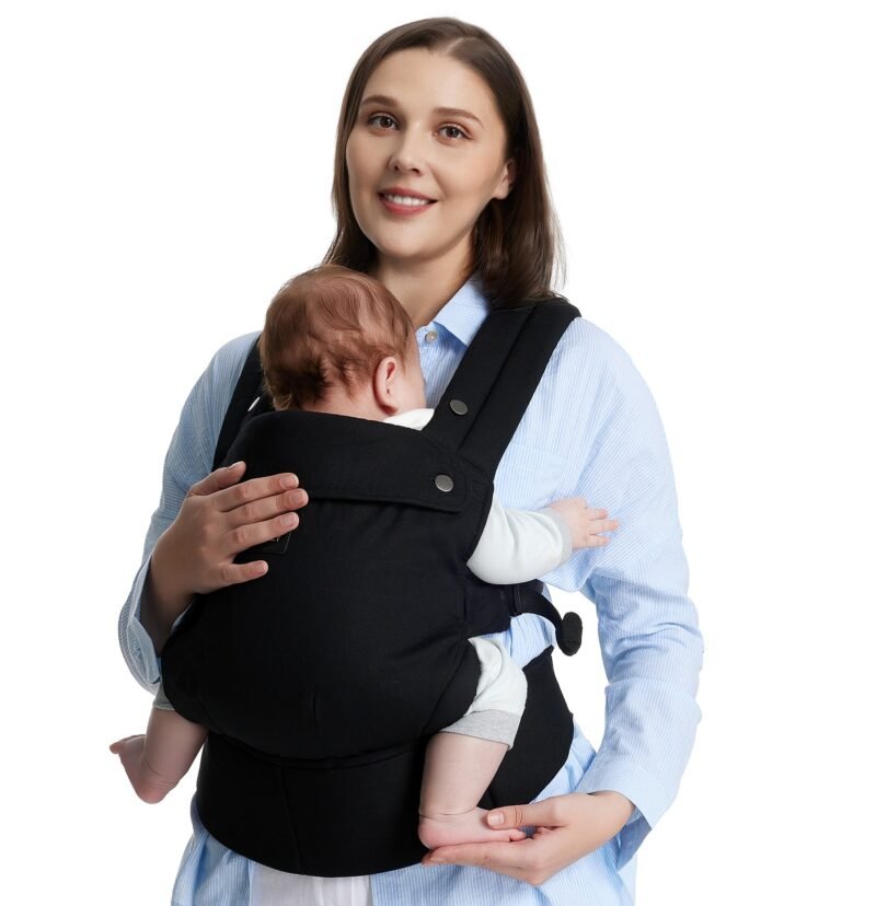 Momcozy Baby Carrier Cotton - black - Bild 3