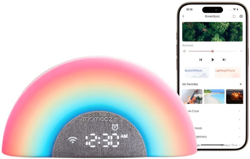 Momcozy DreamSync Rainbow White Noise Machine