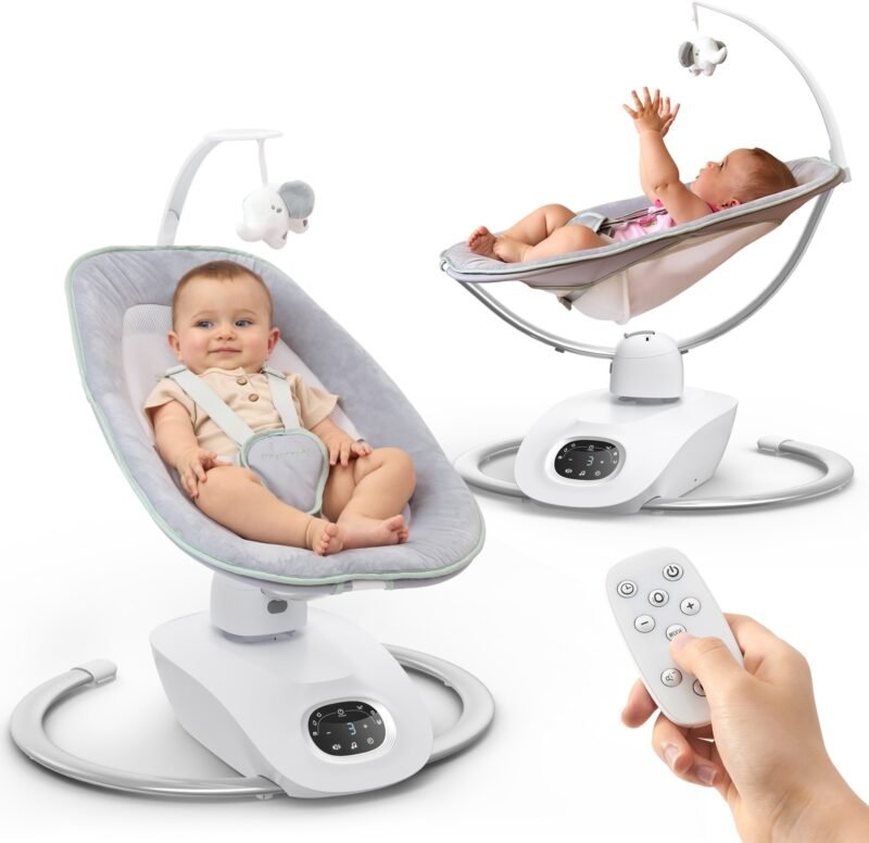 Momcozy 3D Motion Electric Baby Swing – Image 3