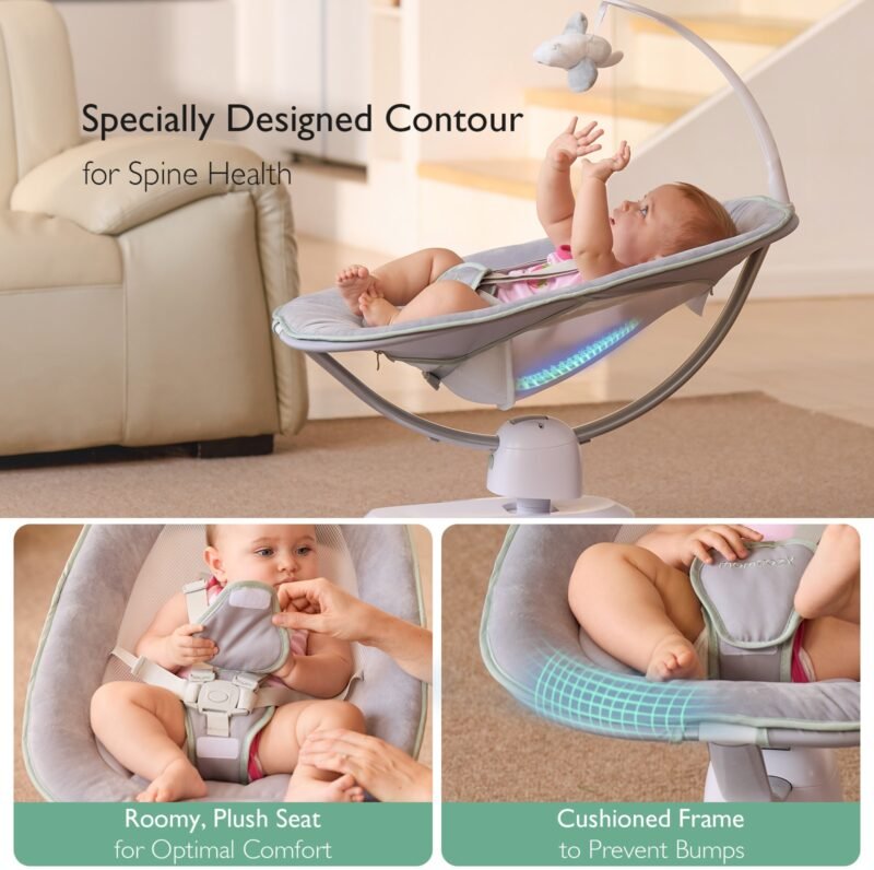 Momcozy 3D Motion Electric Baby Swing – Image 6