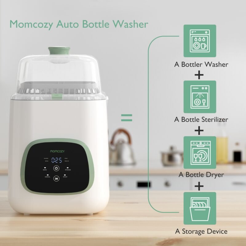 Momcozy KleanPal Pro Auto Bottle Washer and Sterilizer – Image 4