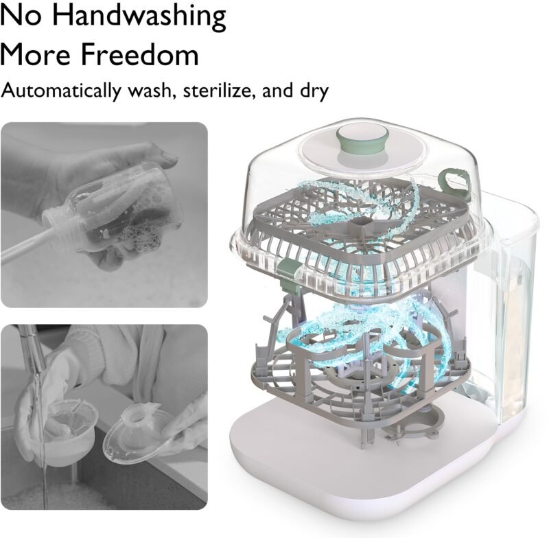 Momcozy KleanPal Pro Auto Bottle Washer and Sterilizer – Image 5