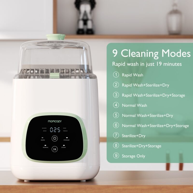 Momcozy KleanPal Pro Auto Bottle Washer and Sterilizer – Image 8