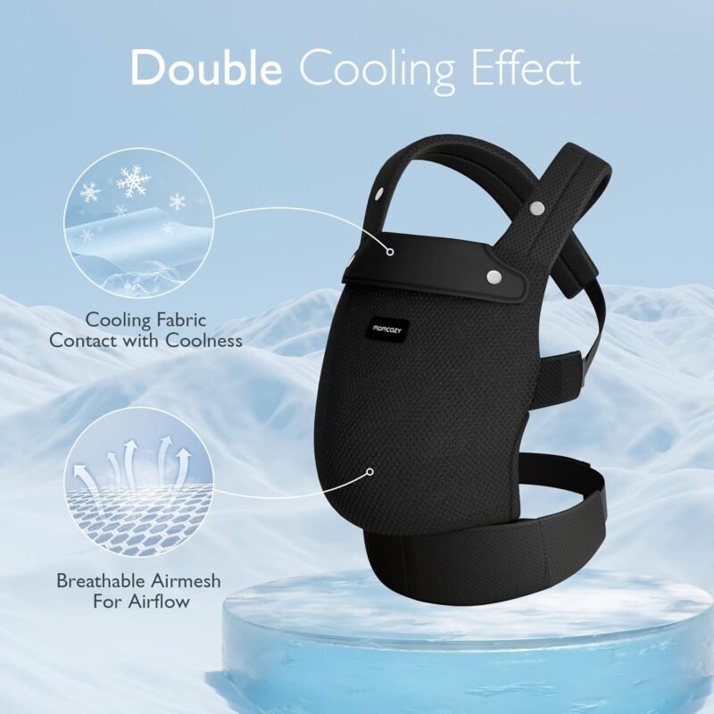 Momcozy Baby Carrier Air-Mesh - black - Bild 3