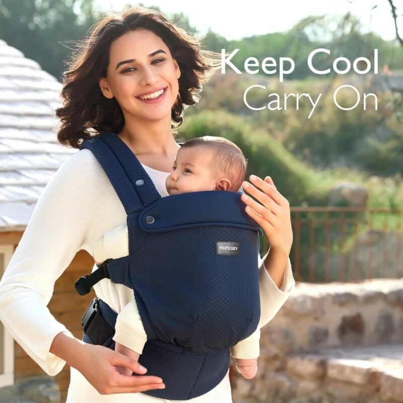 Momcozy Baby Carrier Air Mesh - blue - Bild 4