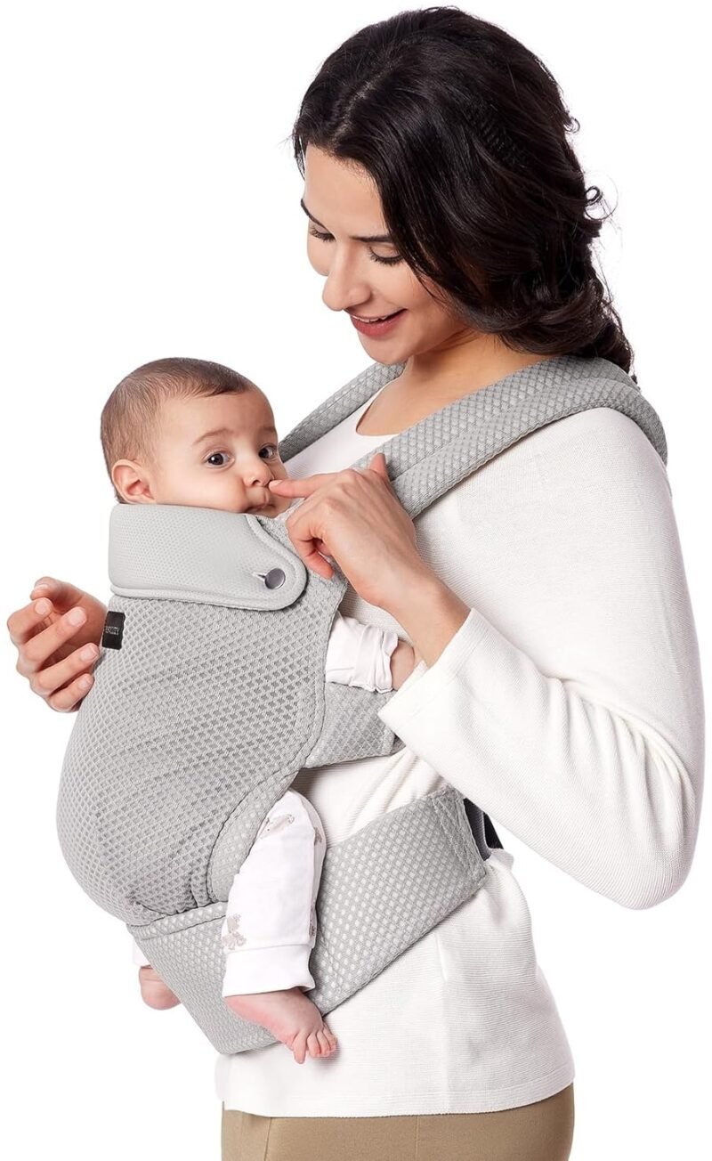 Momcozy Baby Carrier Air Mesh - grey – Image 2