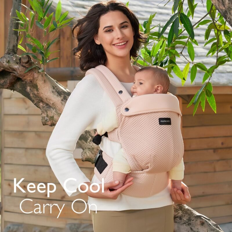 Momcozy Baby Carrier Air Mesh - pink – Image 9