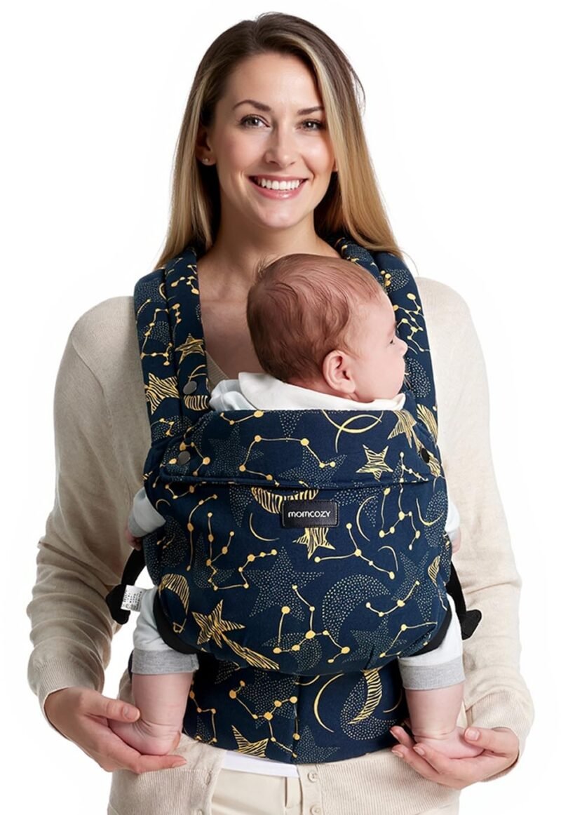Momcozy Baby Carrier Cotton - starry night – Image 2