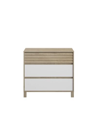 Commode 3 tiroirs Chêne blond ACHILLE