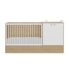 Lit combiné évolutif 60 X 120 Chêne artisan ARTHUR