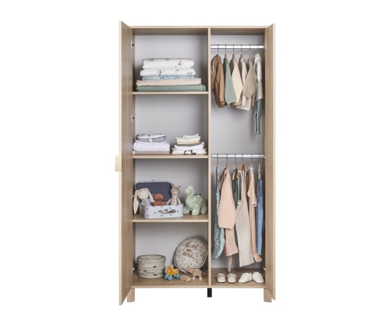 Armoire 2 portes Chêne du bocage CALYPSO – Image 2