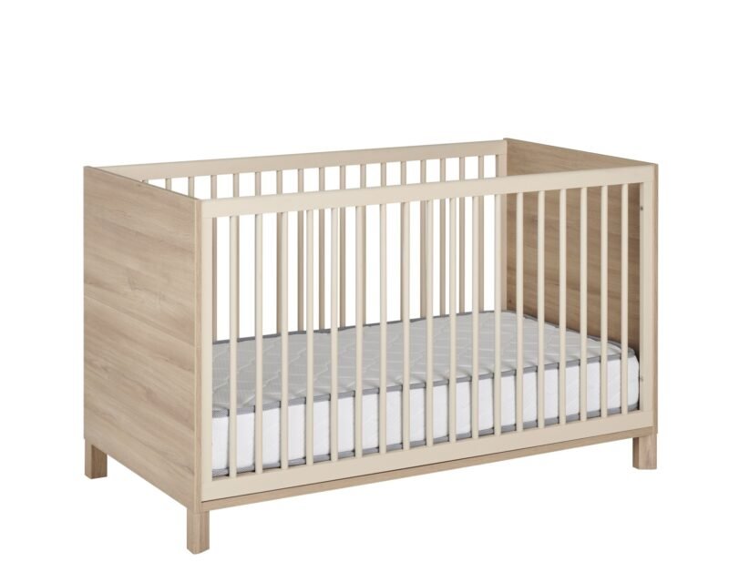 Lit bébé 70x140 Chêne du bocage CALYPSO – Image 2